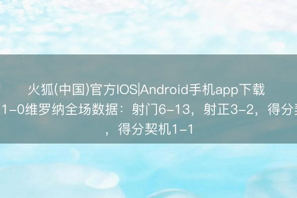 火狐(中国)官方IOS|Android手机app下载 AC米兰1-0维罗纳全场数据：射门6-13，射正3-2，得分契机1-1