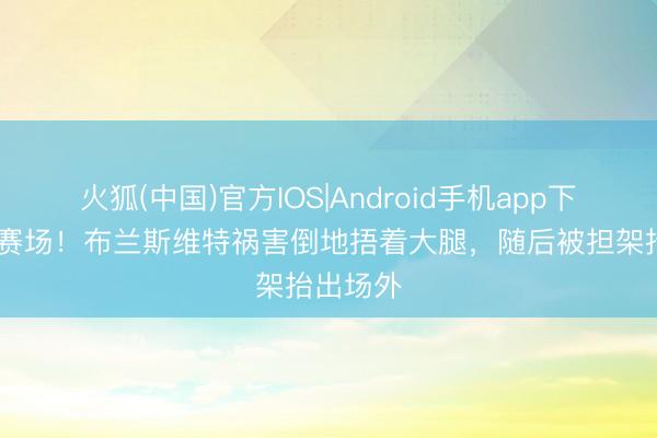 火狐(中国)官方IOS|Android手机app下载 泪洒赛场！布兰斯维特祸害倒地捂着大腿，随后被担架抬出场外