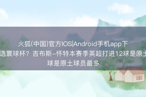 火狐(中国)官方IOS|Android手机app下载 能否入选寰球杯？吉布斯-怀特本赛季英超打进12球是原土球员最多