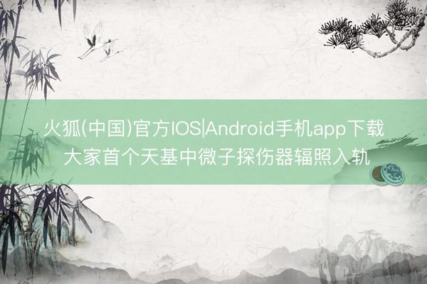 火狐(中国)官方IOS|Android手机app下载 大家首个天基中微子探伤器辐照入轨
