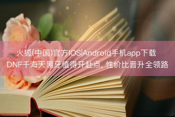 火狐(中国)官方IOS|Android手机app下载 DNF千海天黑牙值得开赴点， 性价比晋升全领路